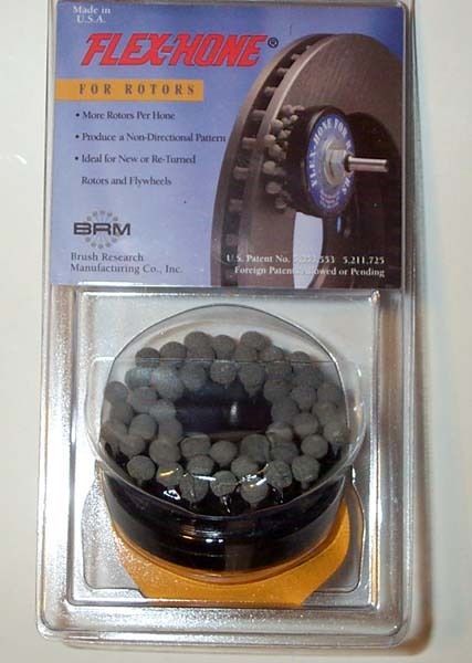 Brush Research RMFH60Z25 Flex Hone for Brake Rotors, 60 Grit