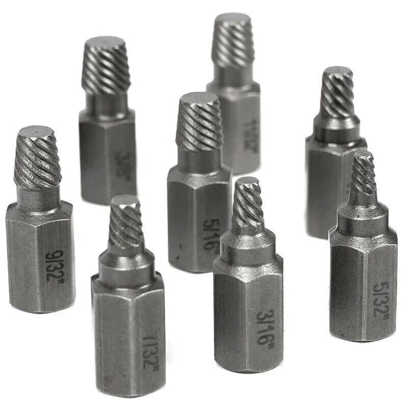 25PC Screw Extractor & Bolt Remover Set – Multi-Spline Hex Socket Wrench Kit