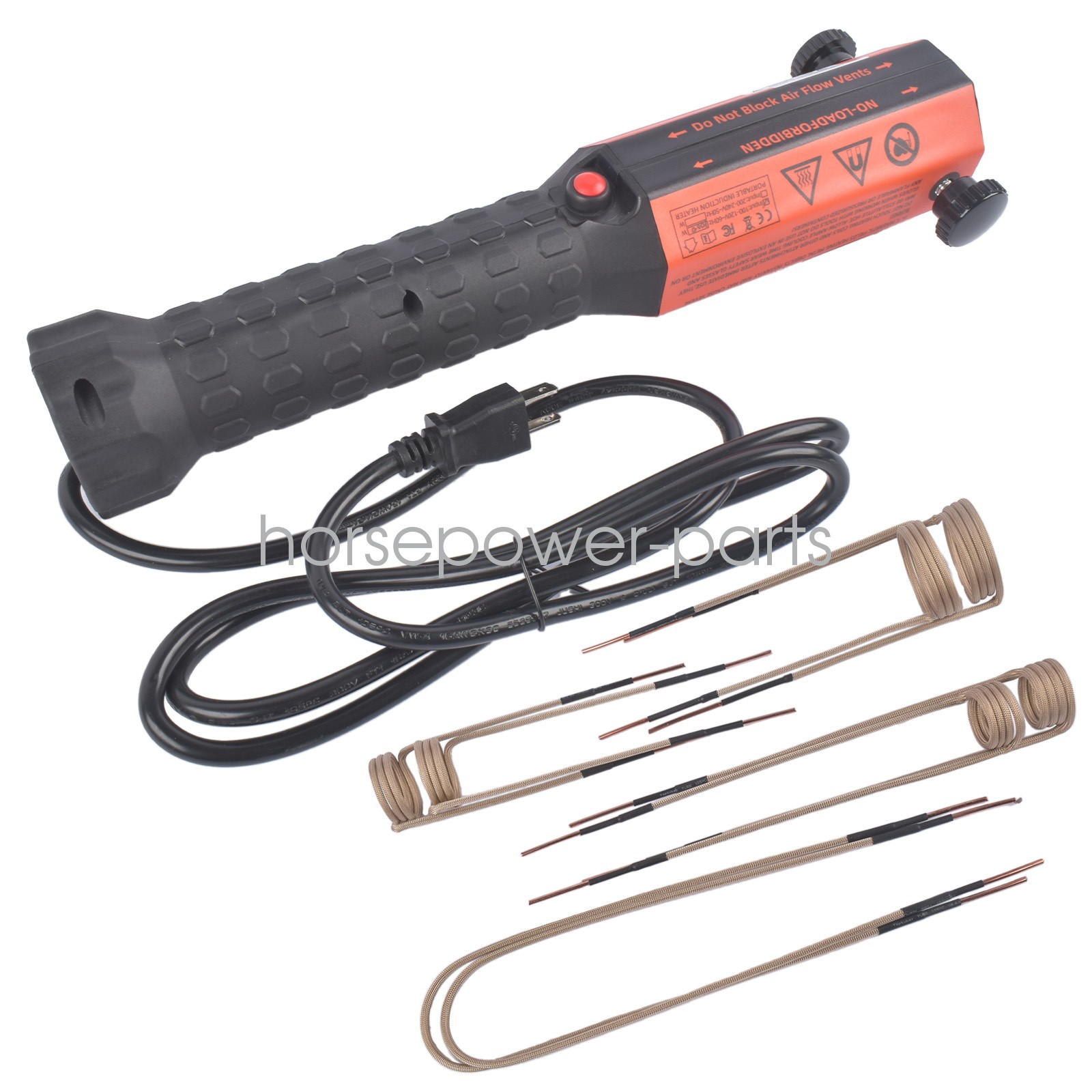 No Flame Heat Nut Buster Tool Magnetic Induction Heater with 8 Coils 1kW 1.2kW