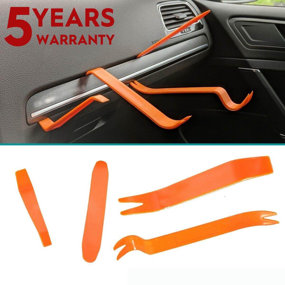 4Pcs Auto Door Clip Panel Trim Removal Tool Kits US Stock 7-day Discounted price