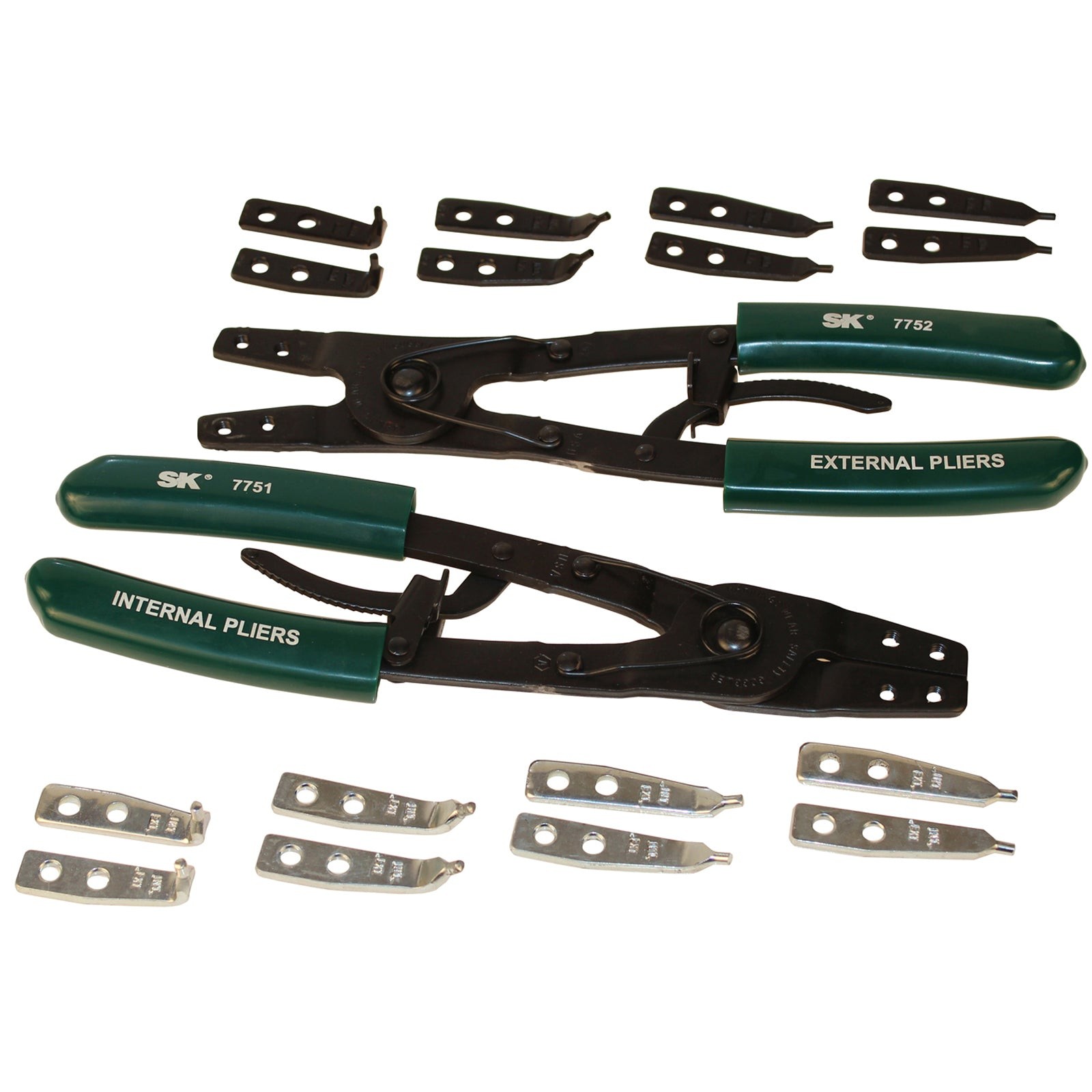 SK Tools 10 Piece Replacement Tip Retaining Ring Pliers (7750)