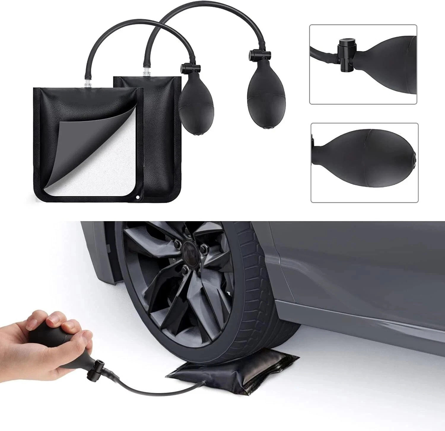 Portable Hand Tire Changer Manual Bead Breaker Mounting Dismounting Tire Tool US