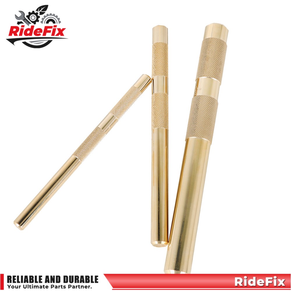 61360 3Pcs Brass Drift Punch Set 3/4″ 1/2″ 3/8″ Hand Tool Punches Tool Home use