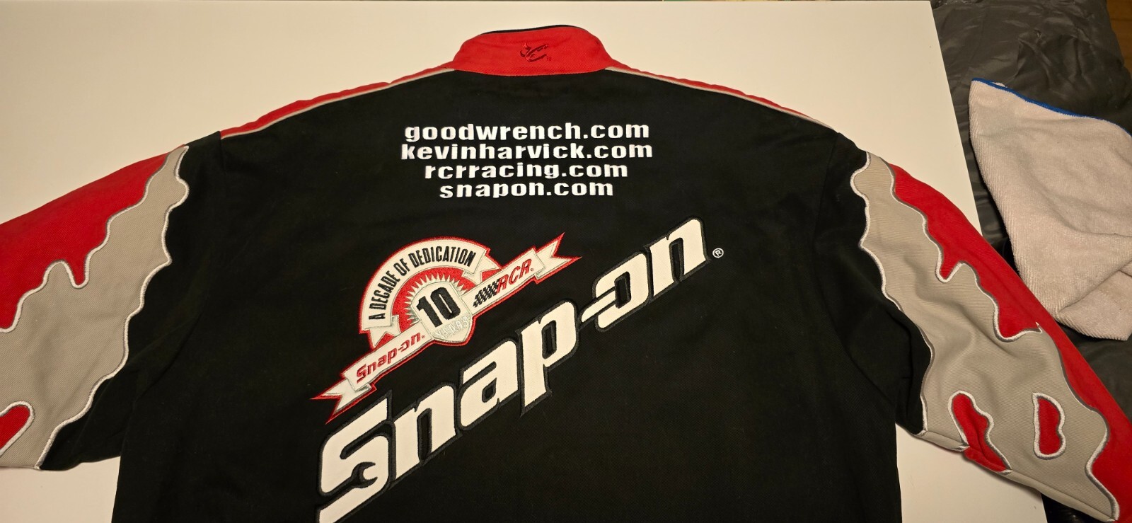 SNAP ON KEVIN HARVICK CHASE AUTHENTIC RACING JACKET SIZE XL