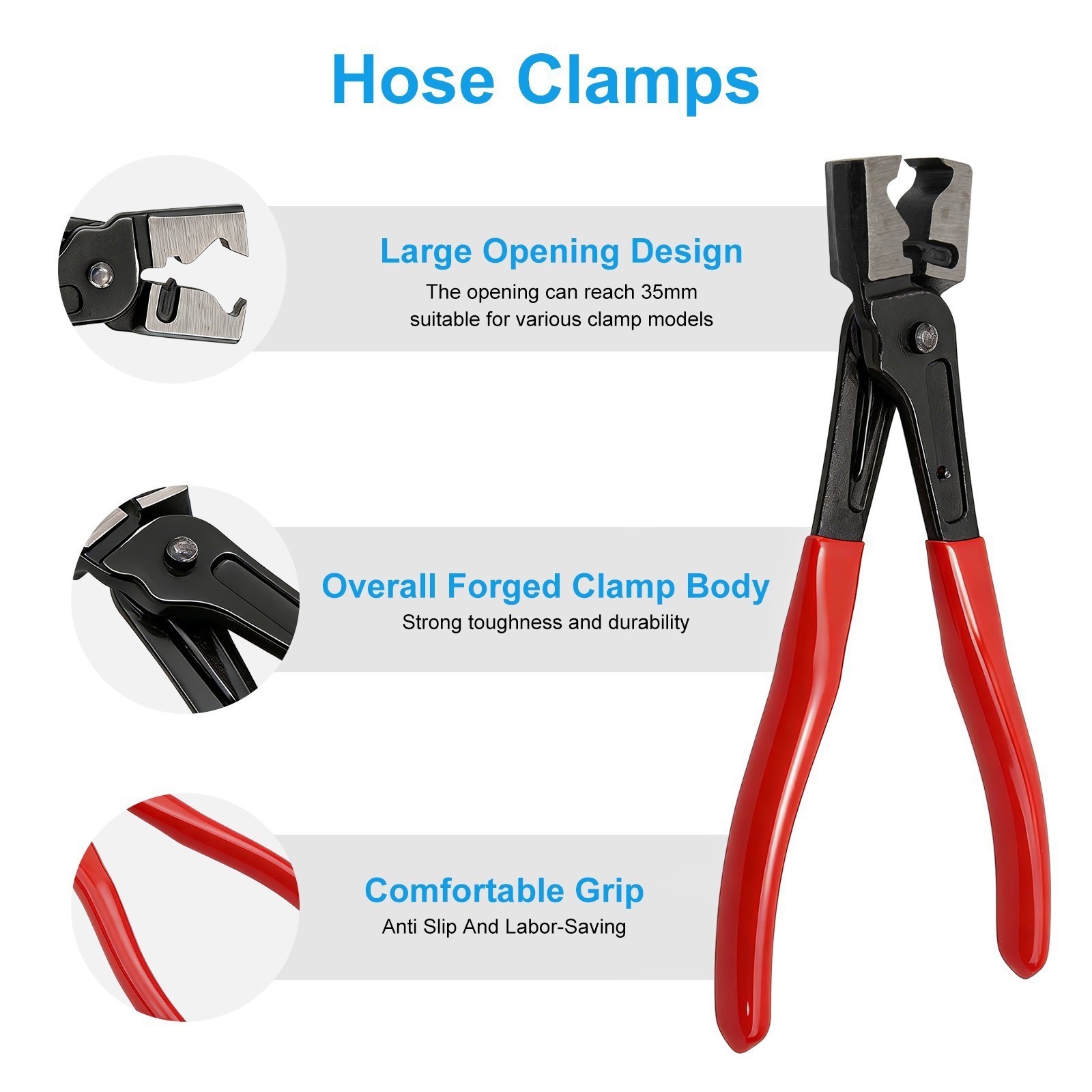 4PCS Electrical Disconnect Plier Set Automotive Connector Separator Removal Tool
