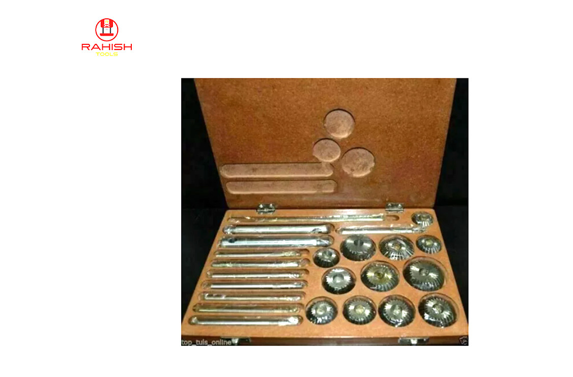 Valve Seat & Face Cutter Set 12 Pcs For Vintage Cars & Bikes USA RAHISHTOOLS