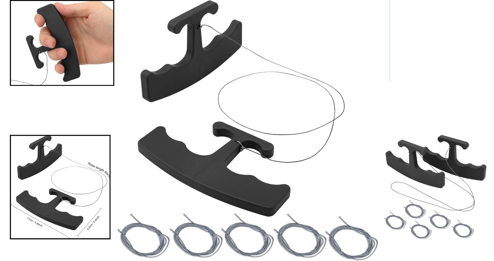 Complete Emblem Removal Solution: 1 Pair Tool & 5PCS Cords for Hassle-Free Use