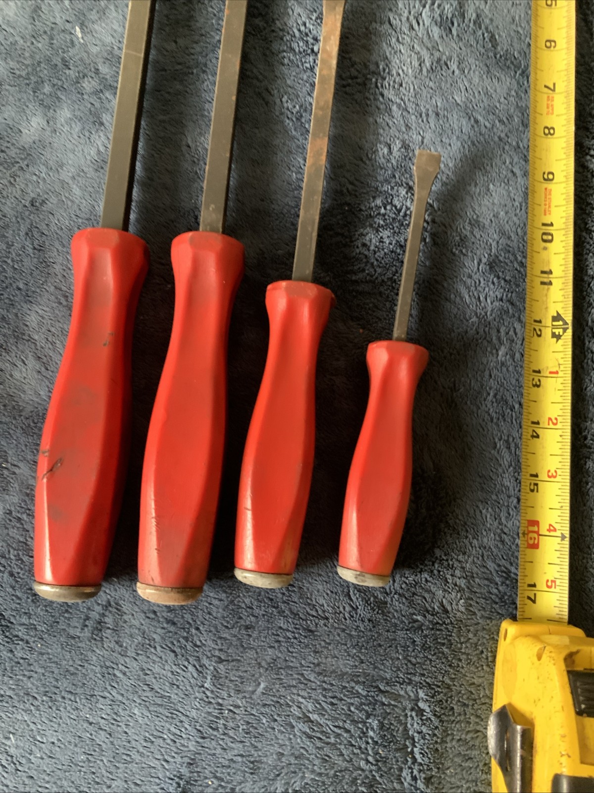 Snap On 4pc Striking Bar Set…red…old School……