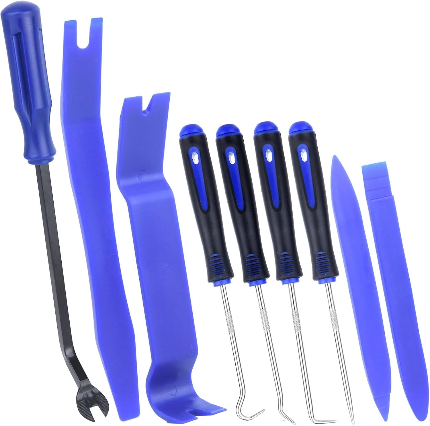 9Pcs with Plastic Pry Tool, Fastener Clip Pliers, Car Interior Panel Door Win…