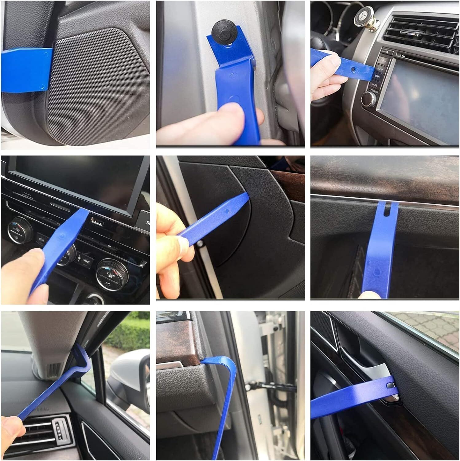 24PCS Professional Car Door Window Emergency Open Unlock Lock Out Auto Tool Kits