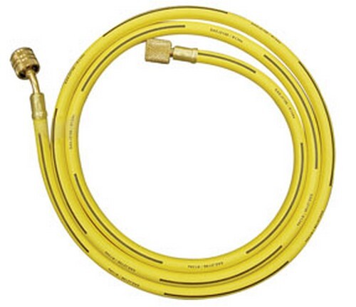 ATD Tools A/C Charging Hose 60″ Yellow R134a with Shut-Off Valve ATD-36733