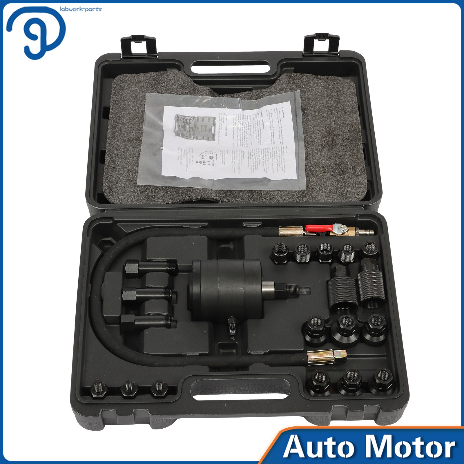 21Pcs DIESEL INJECTOR PULLER Pneumatic Injector Extractor Puller SET Kit