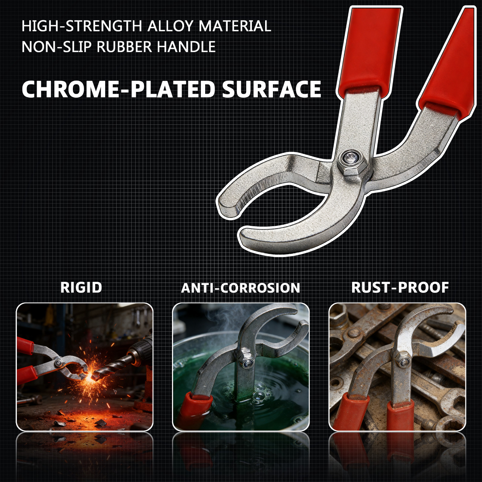 3x Automobile Valve Adjusting Pliers Tool Adjuster for Car Engine Adjustment