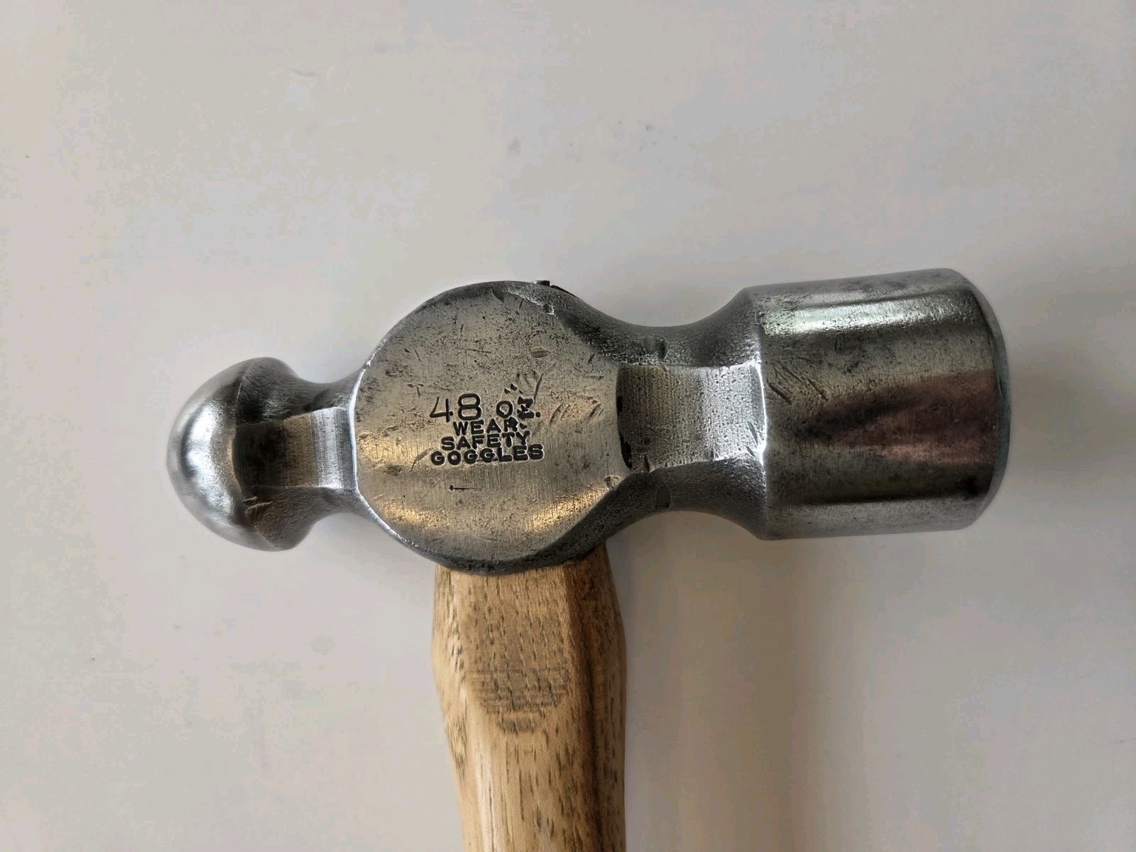 Vintage Snap On BP248 48oz Ball Peen Hammer With NEW Blue Point Handle