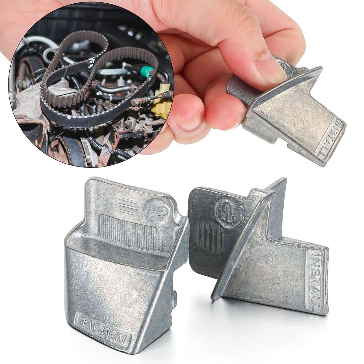 2PCS Car Truck Stretch Belt Remover Installer Mate Kit Tool For Cart Skid-Steers