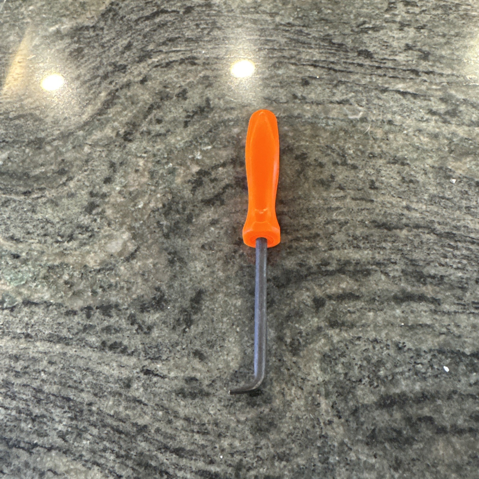 snap on pbma5o 5” 90dg tip mini pocket prybar orange