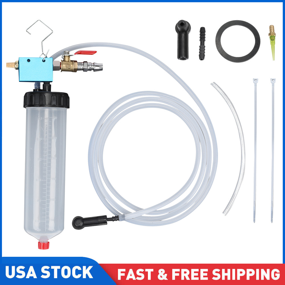 Vacuum Brake Bleeder Kit 300ml Tank for Oil Change Car Motorcycle Truck Tool