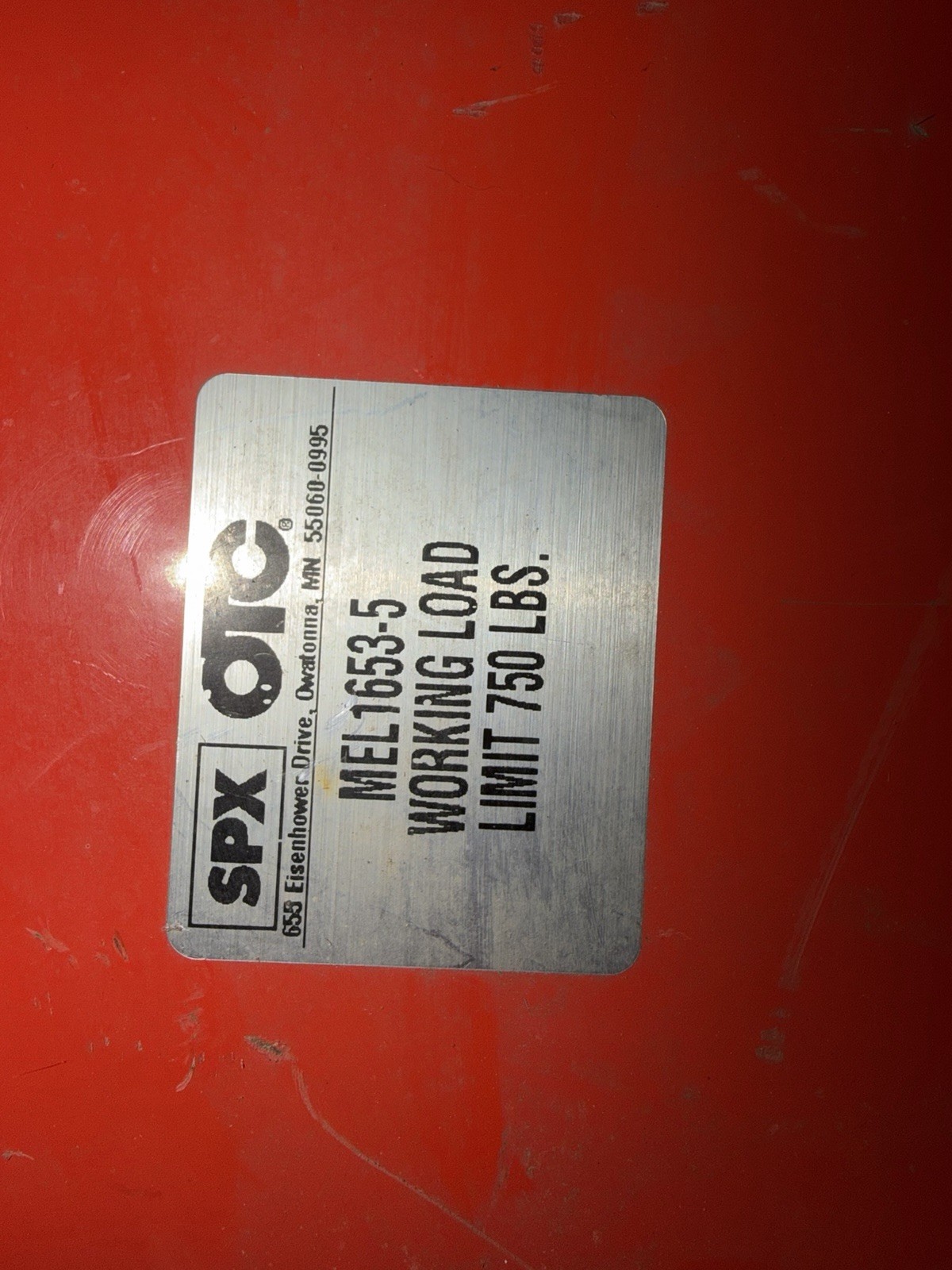 OTC / SPX MEL1653 & MEL1658 Heavy‑Duty Lifting Adapter Set – 1000 lb Capacity