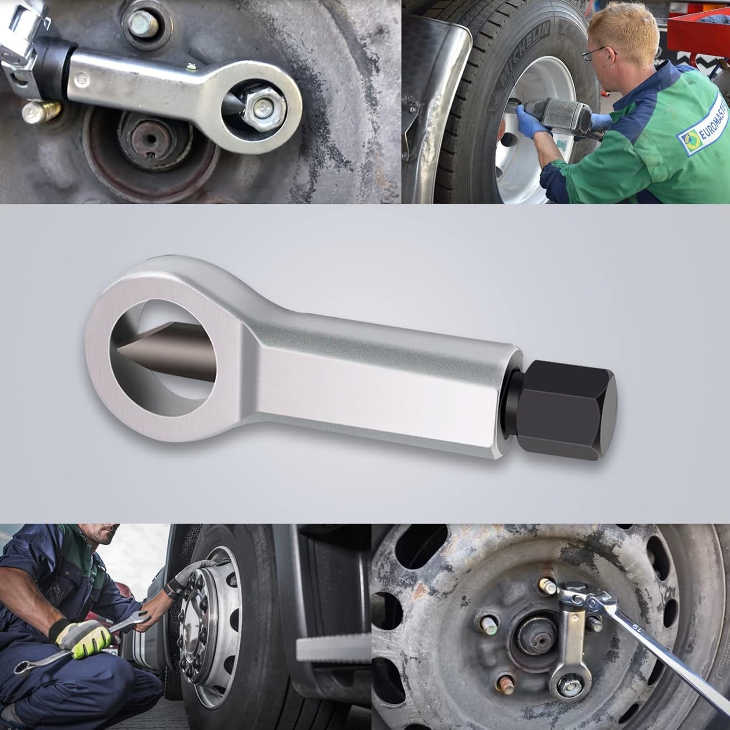 Precision Nut Breaker Tool – Rusty Nut Extractor with Thread Protection Design