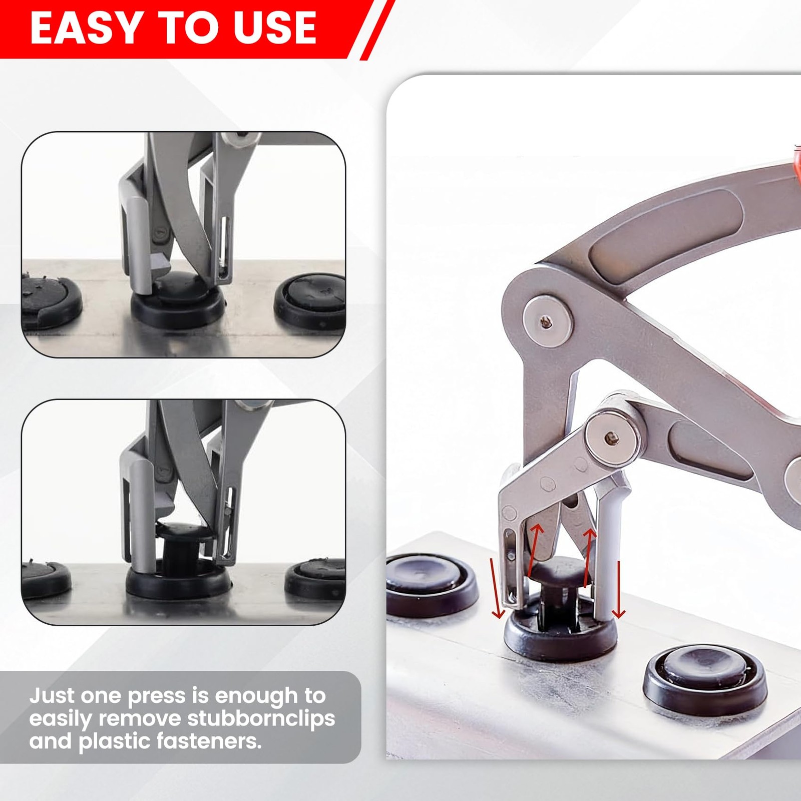 Car Clip Pliers, Panel Clip Removal Tool, Professional Auto Clip Removal Plie…