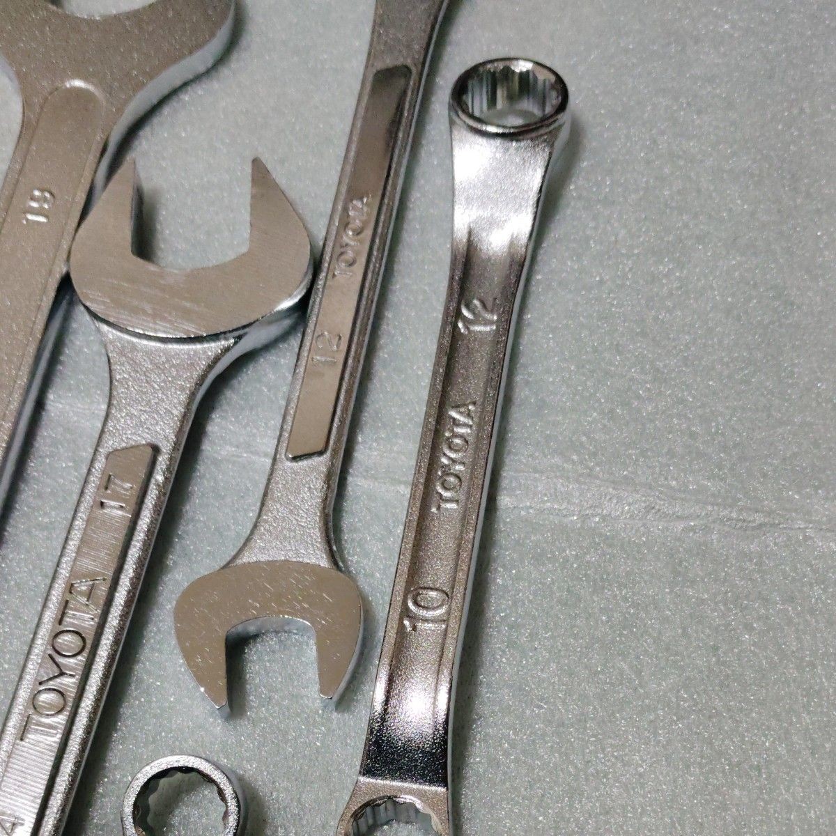 NOS TOYOTA Wrench Set Box End Open End Combination Spanner Japan 14pcs OEM