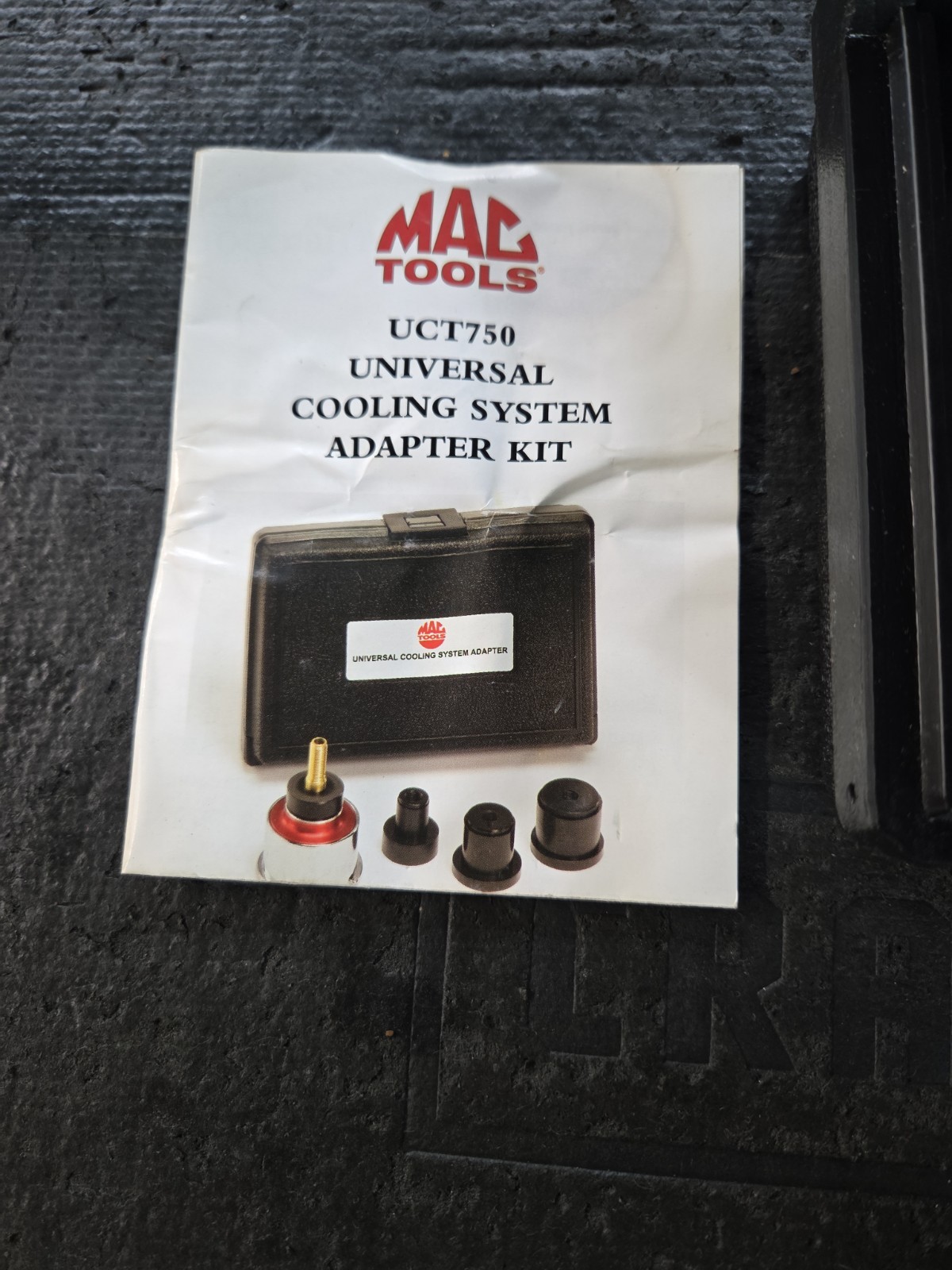 MAC Tools UCT750 SmartFit Universal Radiator Adapter Set with latching case EUC