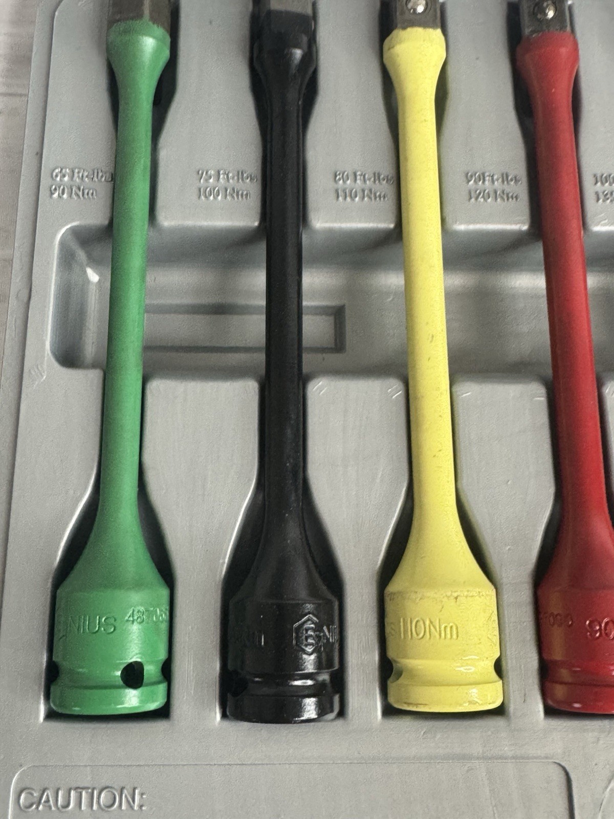 Genius Tools PRO 10pc Master Torque Stick Extension Bar Set