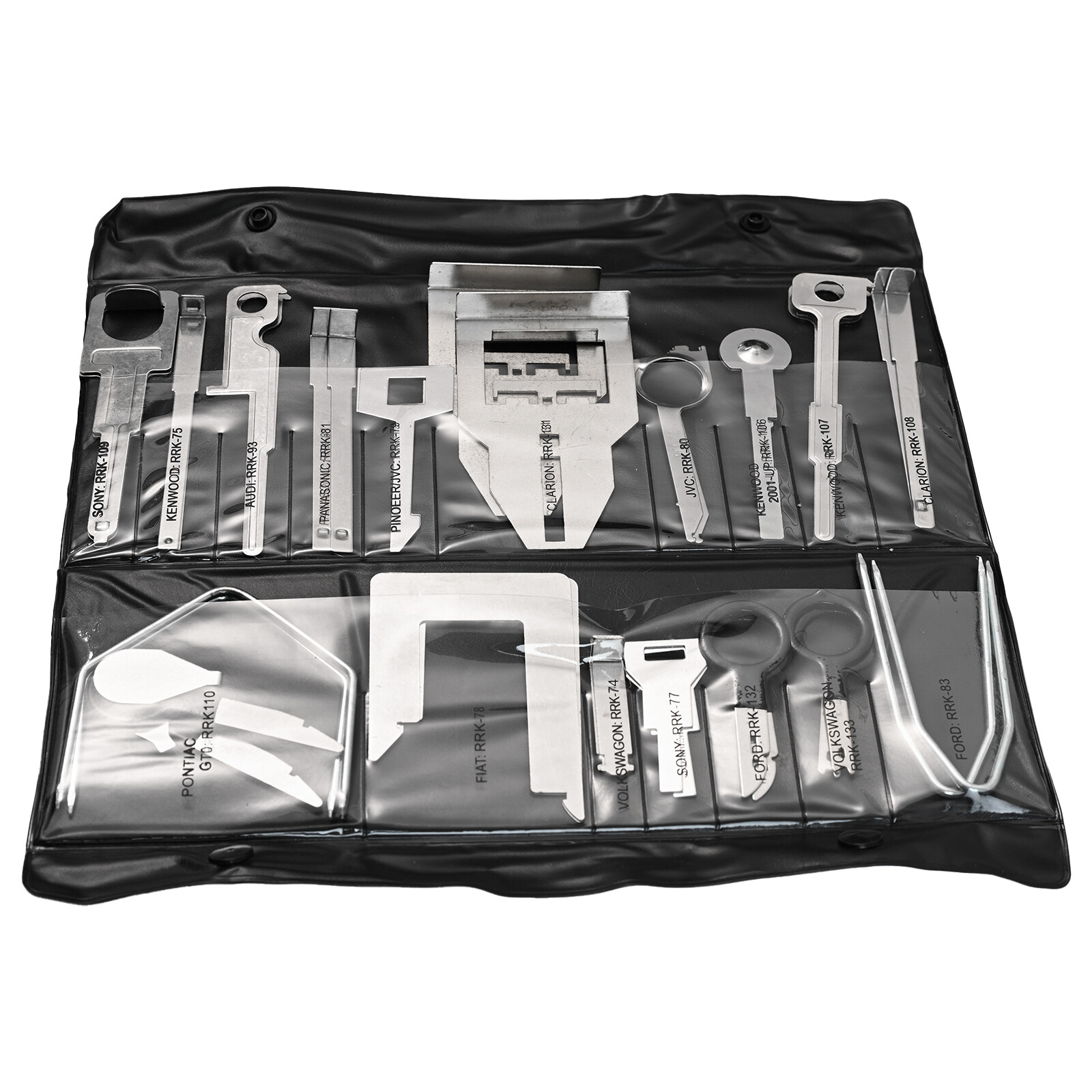 38Pcs Car Stereo Radio Audio Removal Tool Set Key Kit Head Unit Extractor Kits