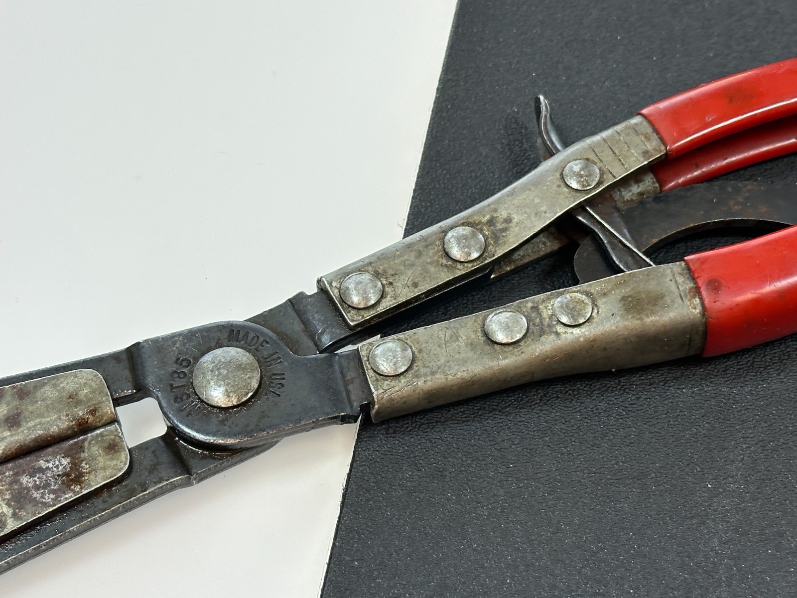 🇺🇸 Matco Tools USA MST85 Radiator Hose Pinch-Off Pliers, Red Grip