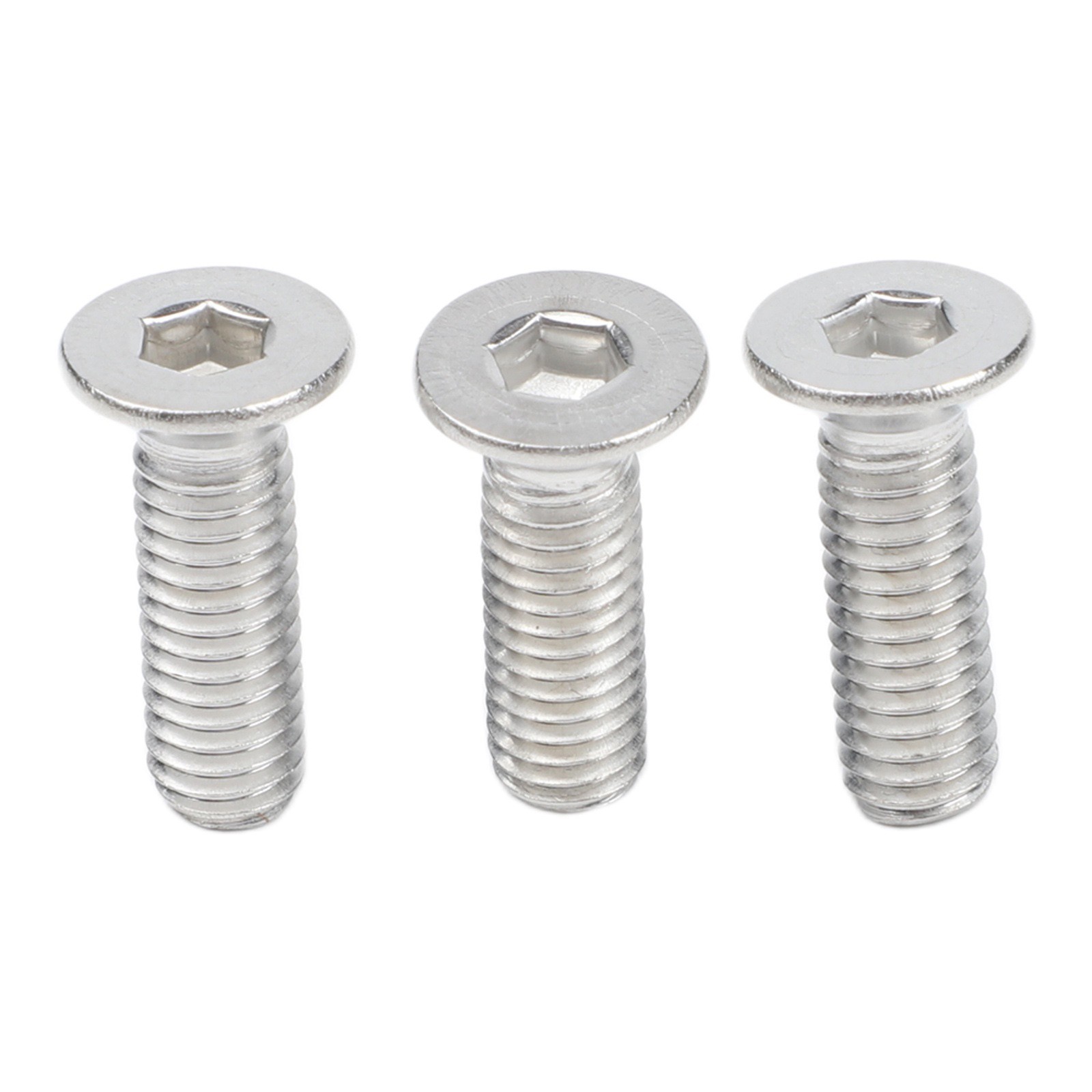 20 Pieces Golden Aluminum Fender Washers with M6 Screws for Car Repairs