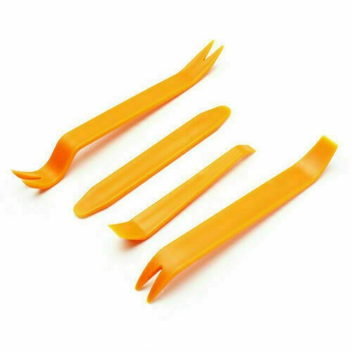 Car Trim Removal Tool Set 4Pcs Hand Tools Pry Bar Panel Door Interior Clip Kits