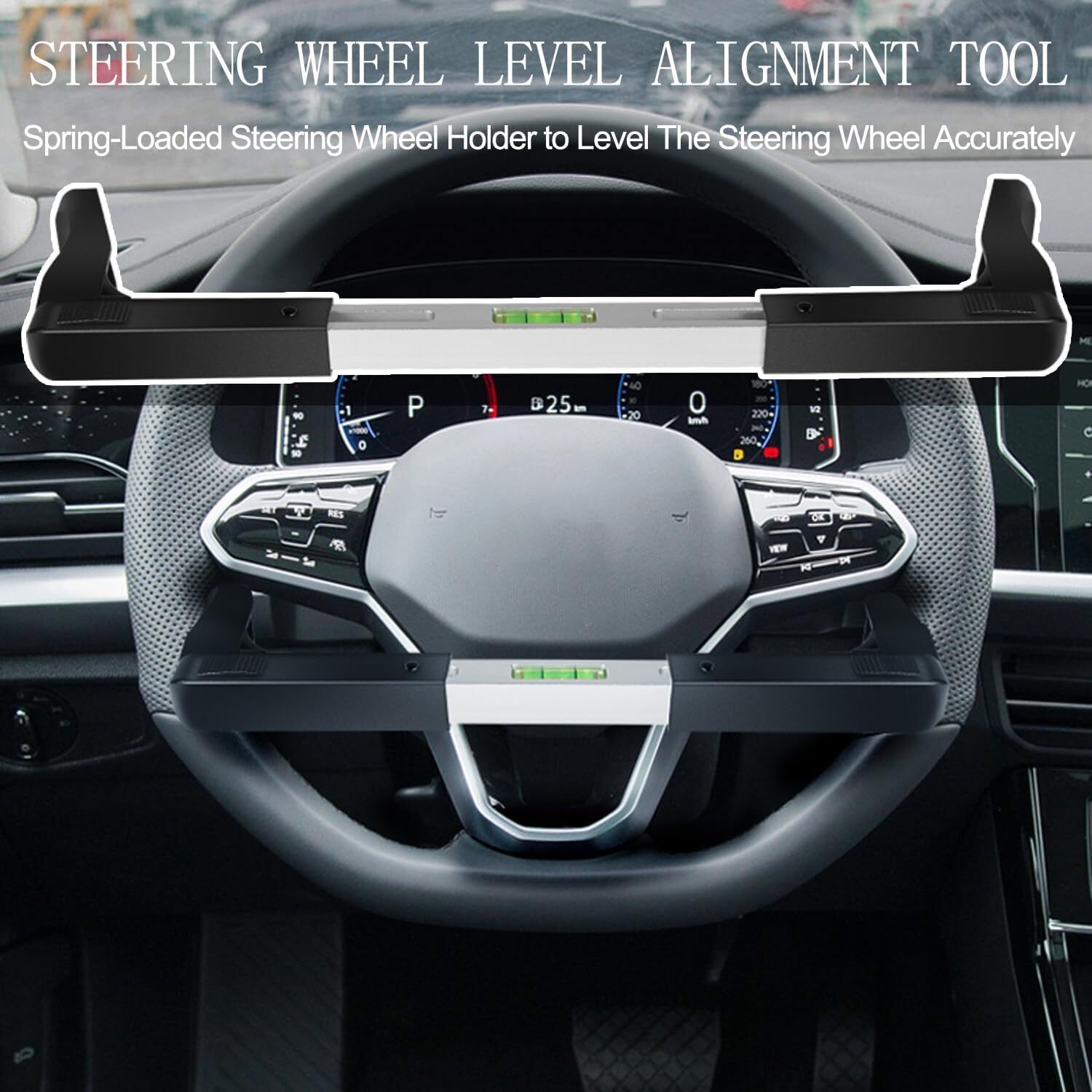 Universal for Passenger Cars & Vans & Trucks Steering Wheel Level Alignment Tool