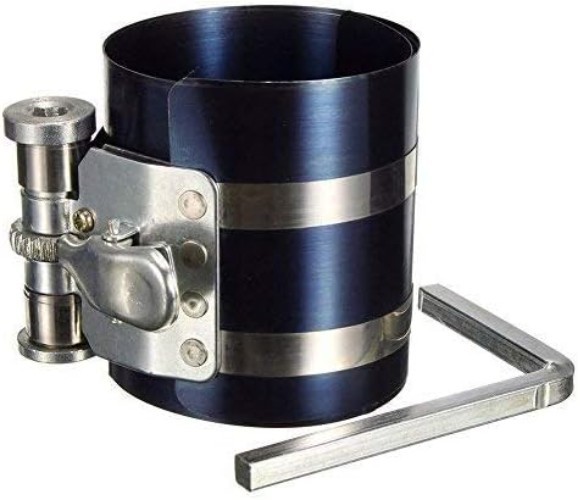 Adjustable Piston Ring Tool Set with Nickel-Plated Finish for Engine Maintenance