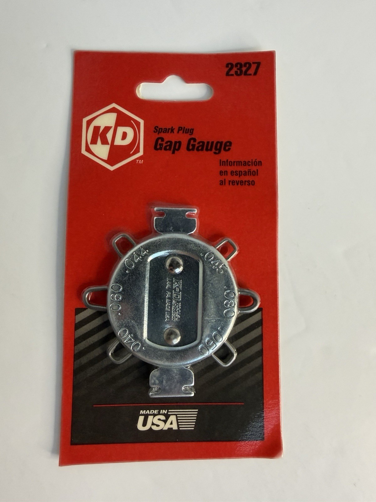 KD Tools – Spark Plug Gap Gauge [0.040″-0.080″] (Part # 2327) **USA MADE**