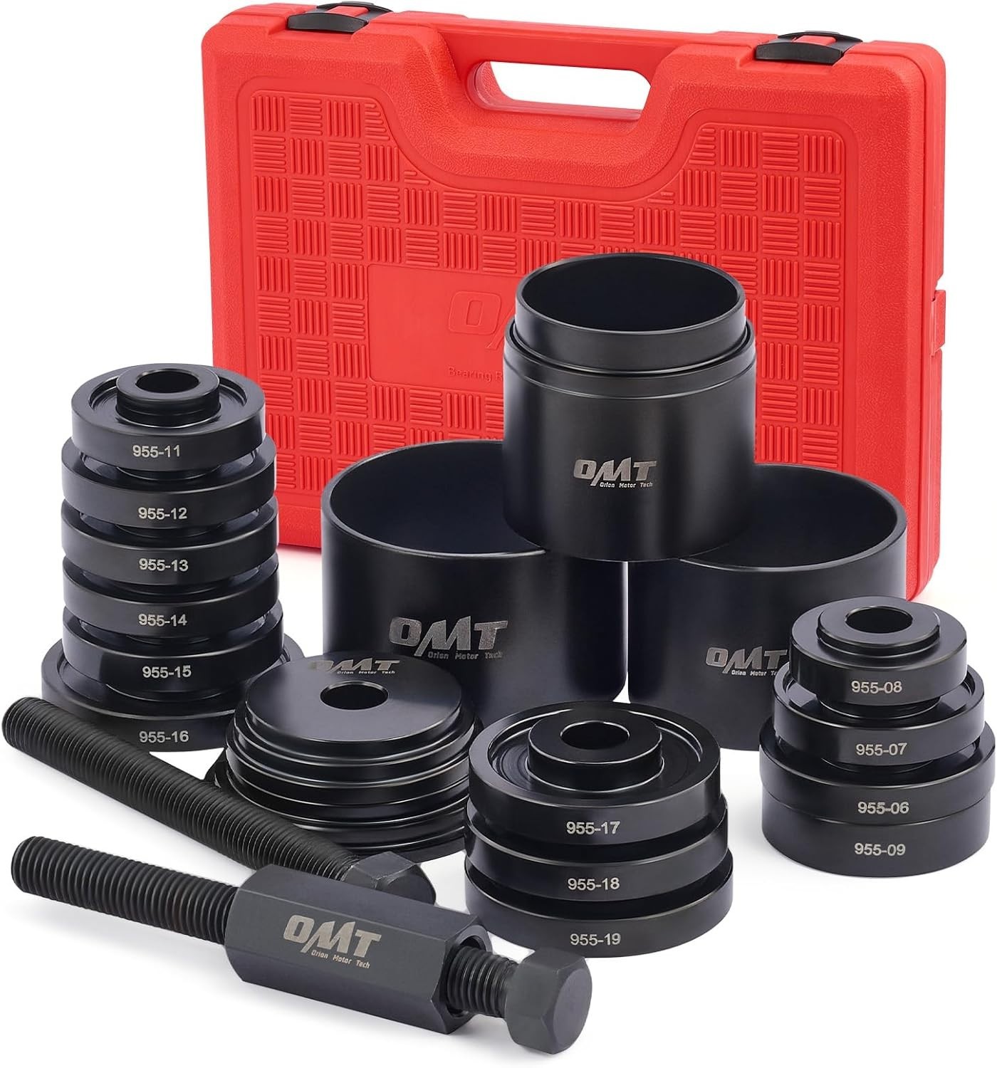 24-Piece Wheel Bearing Press Kit FWD Universal Automotive Removal Installation