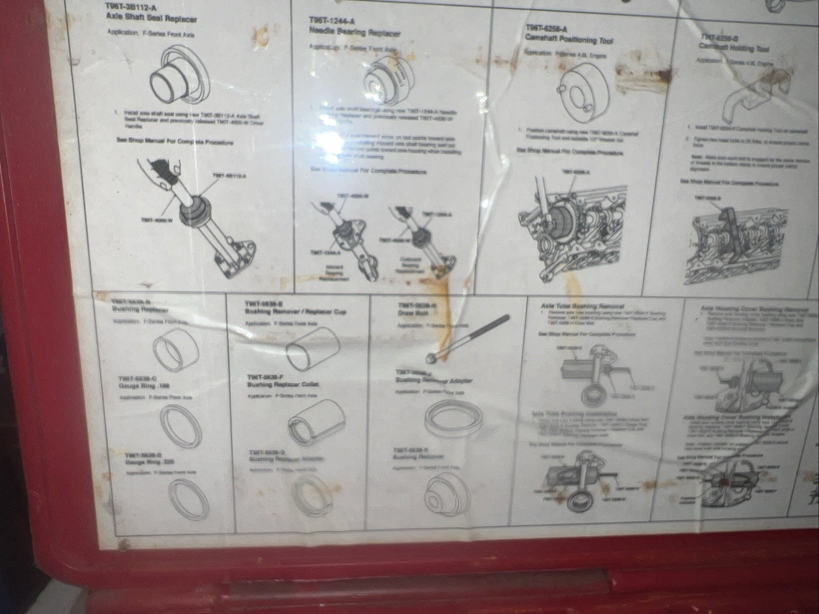 Ford Rotunda OTC 24 Piece Truck F-Series Front Axle & Transmission Tools