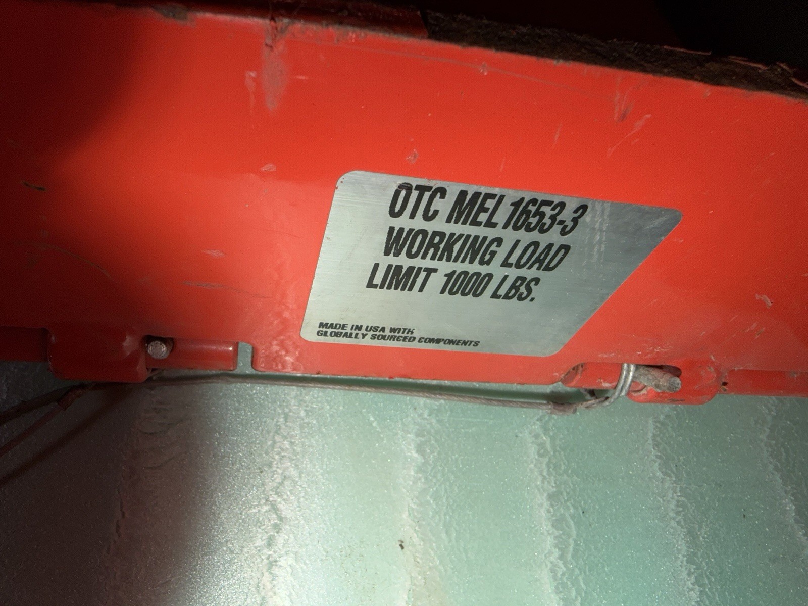 OTC / SPX MEL1653 & MEL1658 Heavy‑Duty Lifting Adapter Set – 1000 lb Capacity