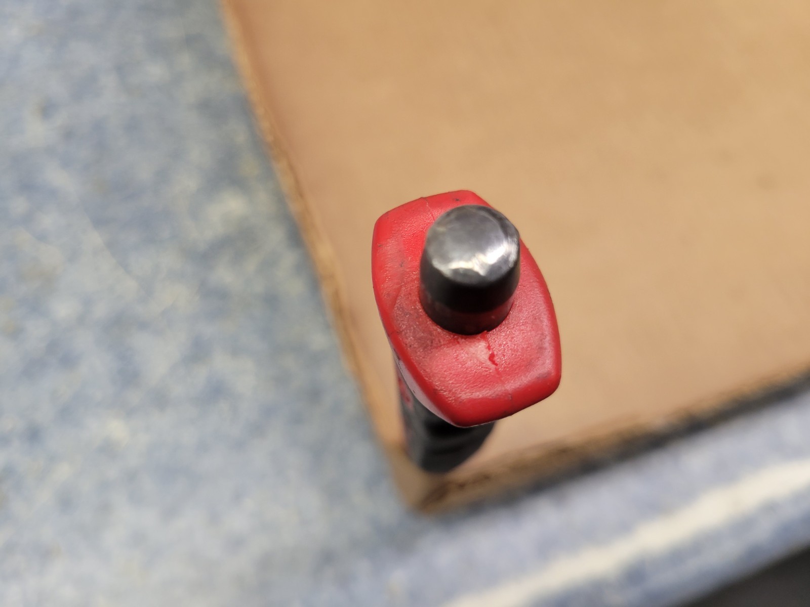 Snap On 3/16″ Starter Punch With Red / Black Comfort Handle Grip No PPSG206
