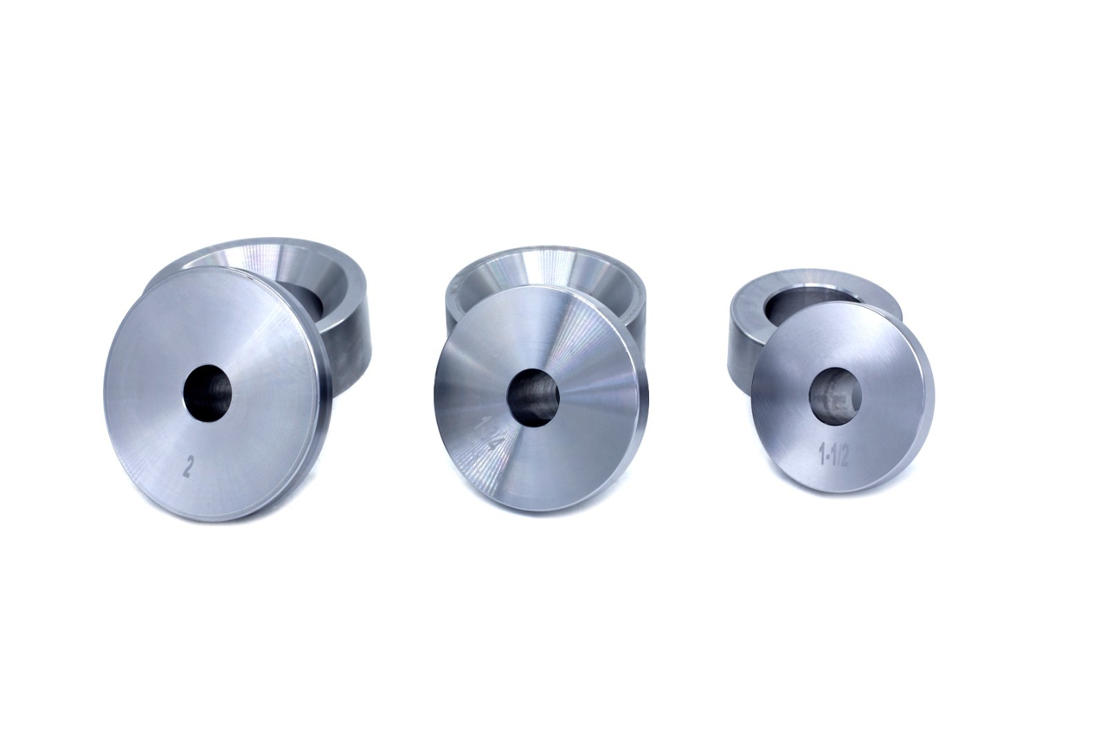 LOUDERLUN 3 Piece Dimple Die Set: 1-1/2″ 1-3/4″ 2″