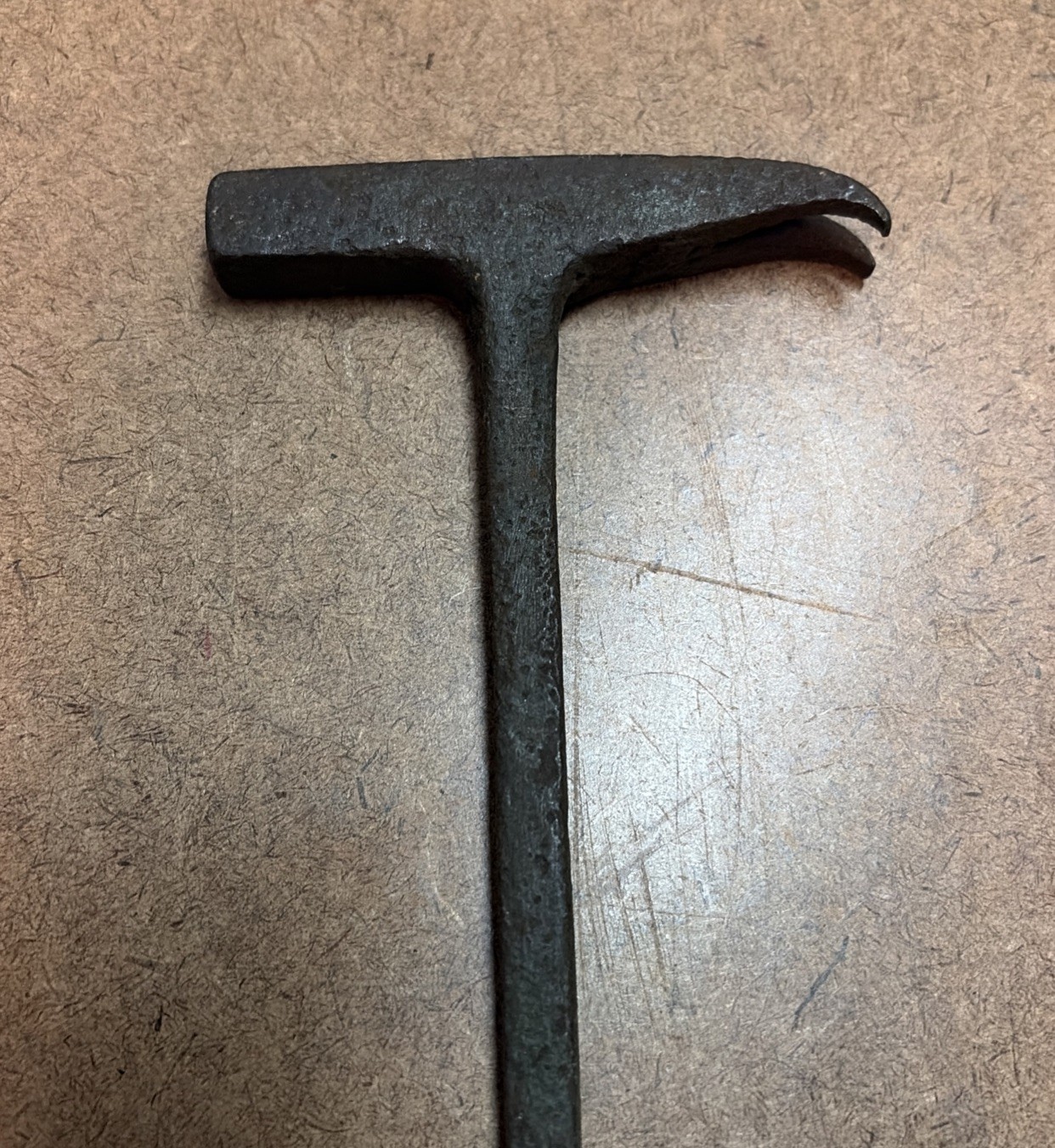 Mini Vintage Black Hammer Lady Foot Pry Bar Prybar Rolling Head Black Oxide