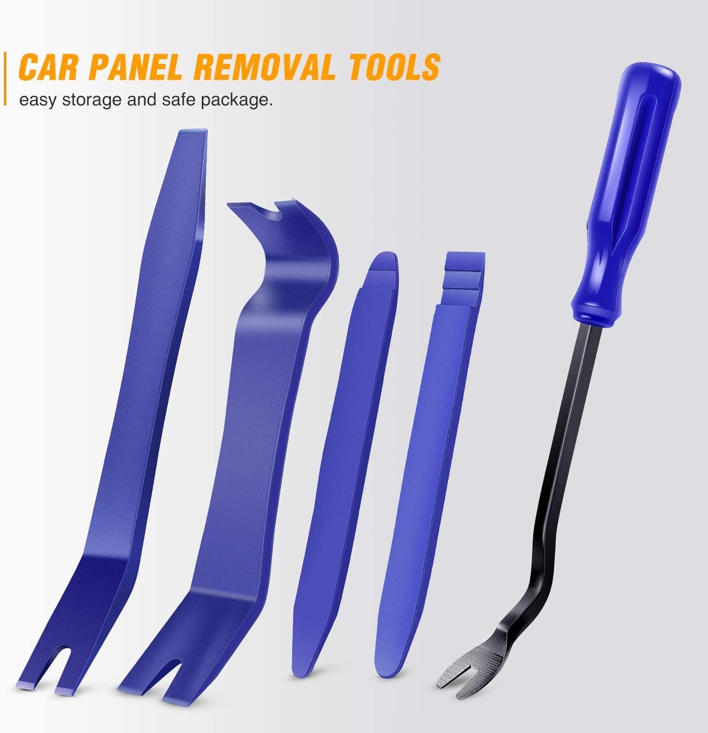 GOOACC 5PCS Auto Trim Removal Tool Kit No-Scratch Pry Tool Kit for Car Door 5PCS