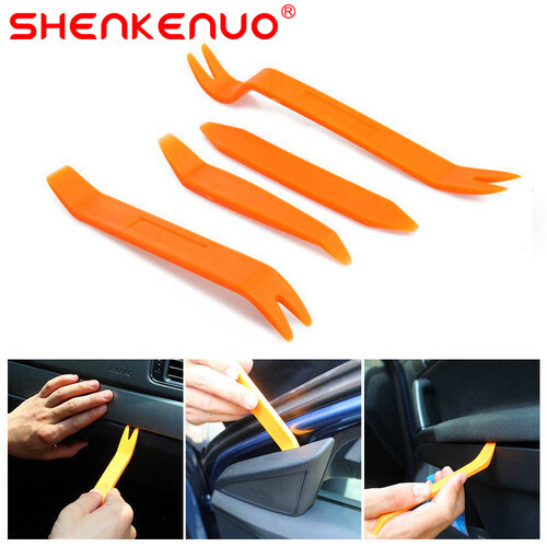 4Pcs Plastic Car Panel Pry Tool Kit Door Body Clip Trim Removal Set For BMW