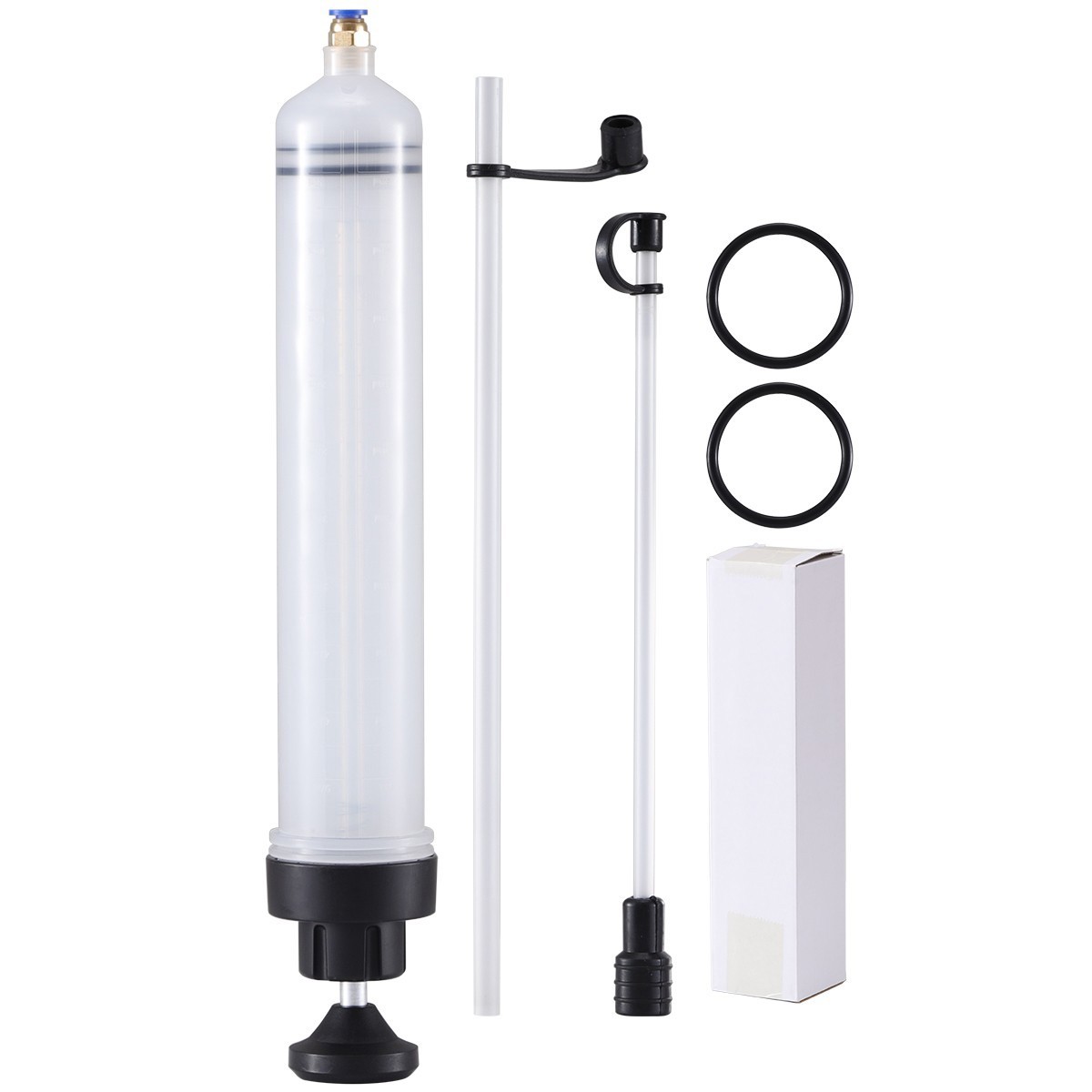 500cc Fluid Extractor Filling Syringe Transfer Liquid Pump Oil Extraction Auto