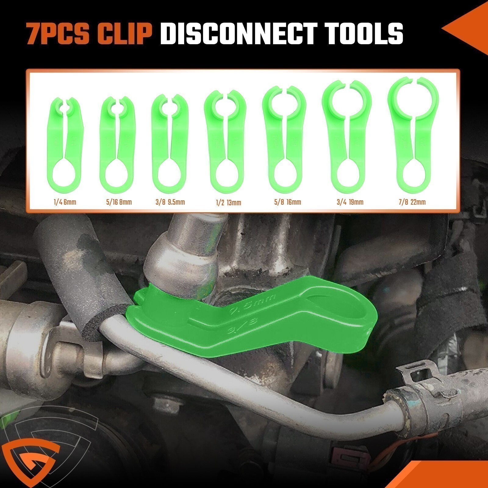 Oil Cooler Line Disconnect Set 25pcs AC Line Disconnect Plastic Metal