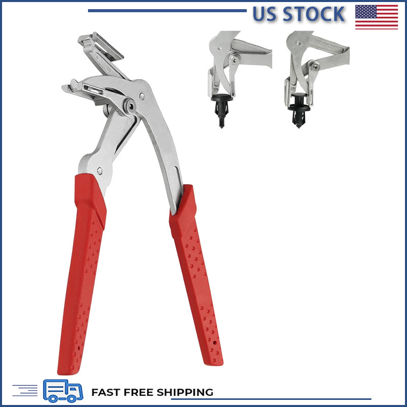 Car Clip Pliers and Trim Removal Tool Heavy Duty Spring-Loaded Car Fasteners