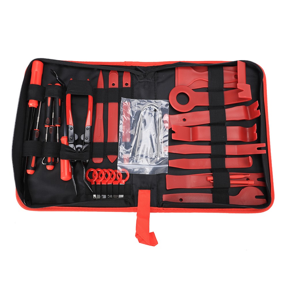 200Pcs Car Trim Removal Tool Set Hand Tools Pry Bar Panel Door Interior Clip Kit
