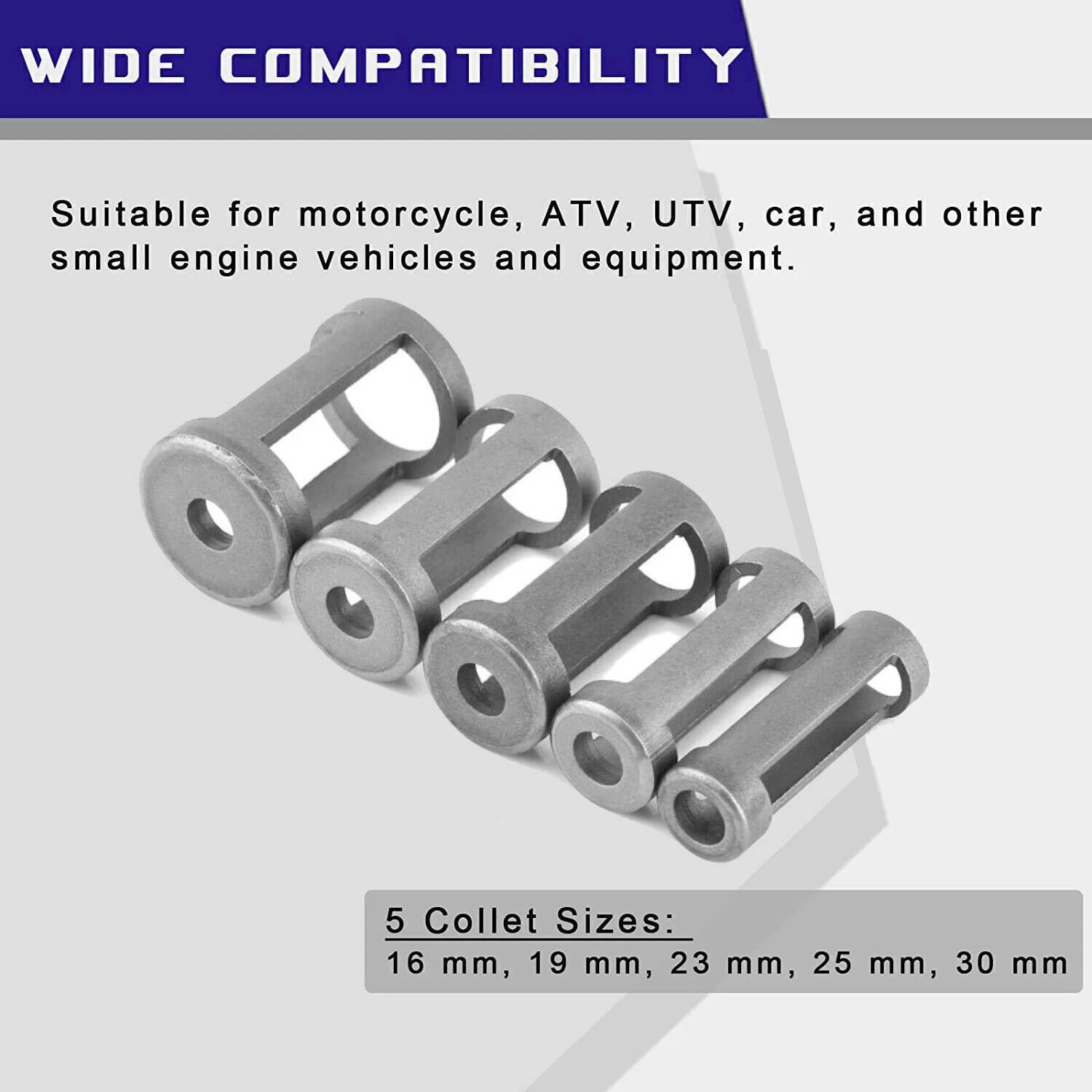 Heavy Duty 5 Sizes Valve Spring Compressor Pusher Automotive Tool Kit for Car US