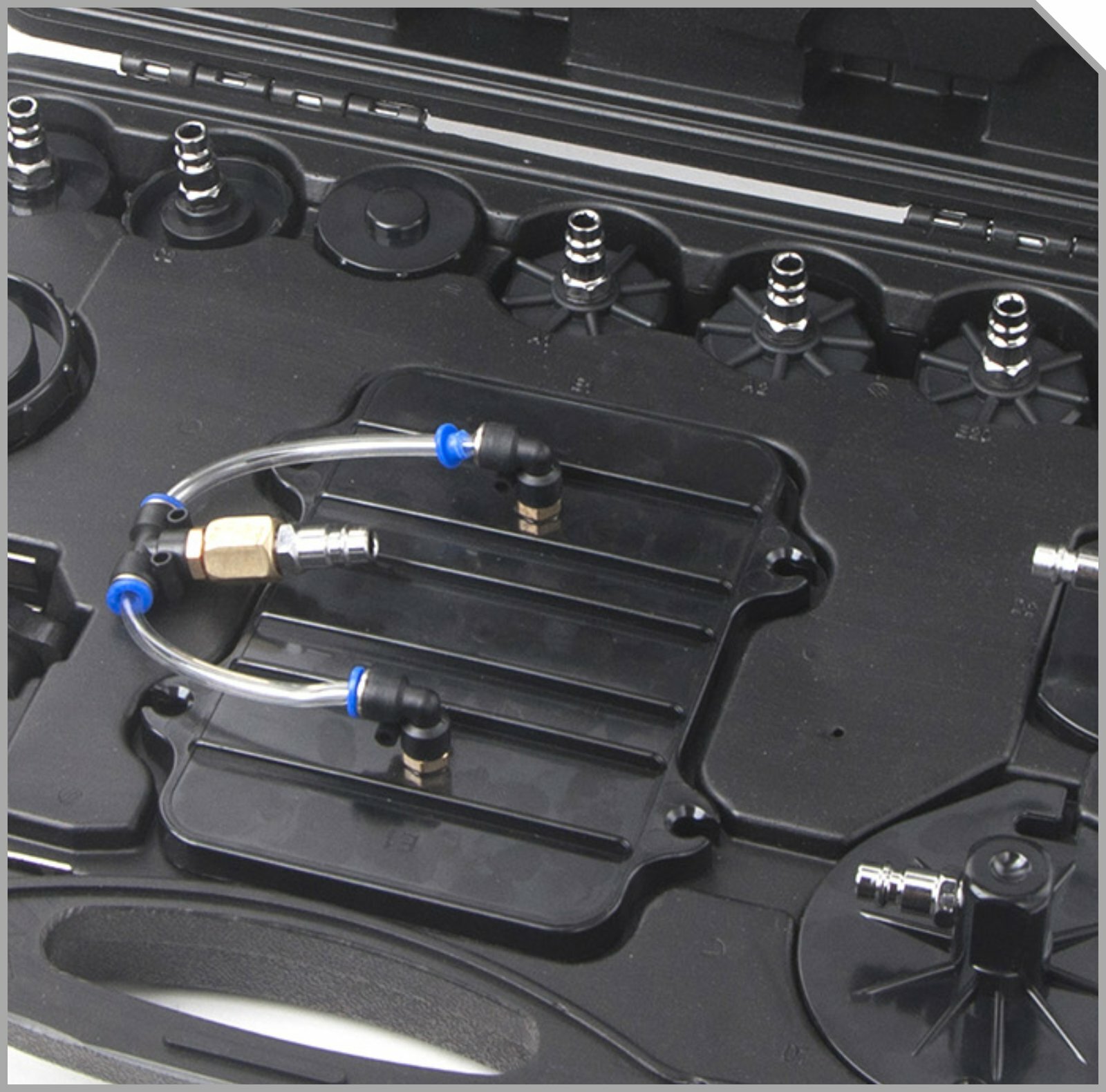 Pneumatic Air Pressure Bleeder Tool Kit Brake Bleeding Garage Workshop Mechanics
