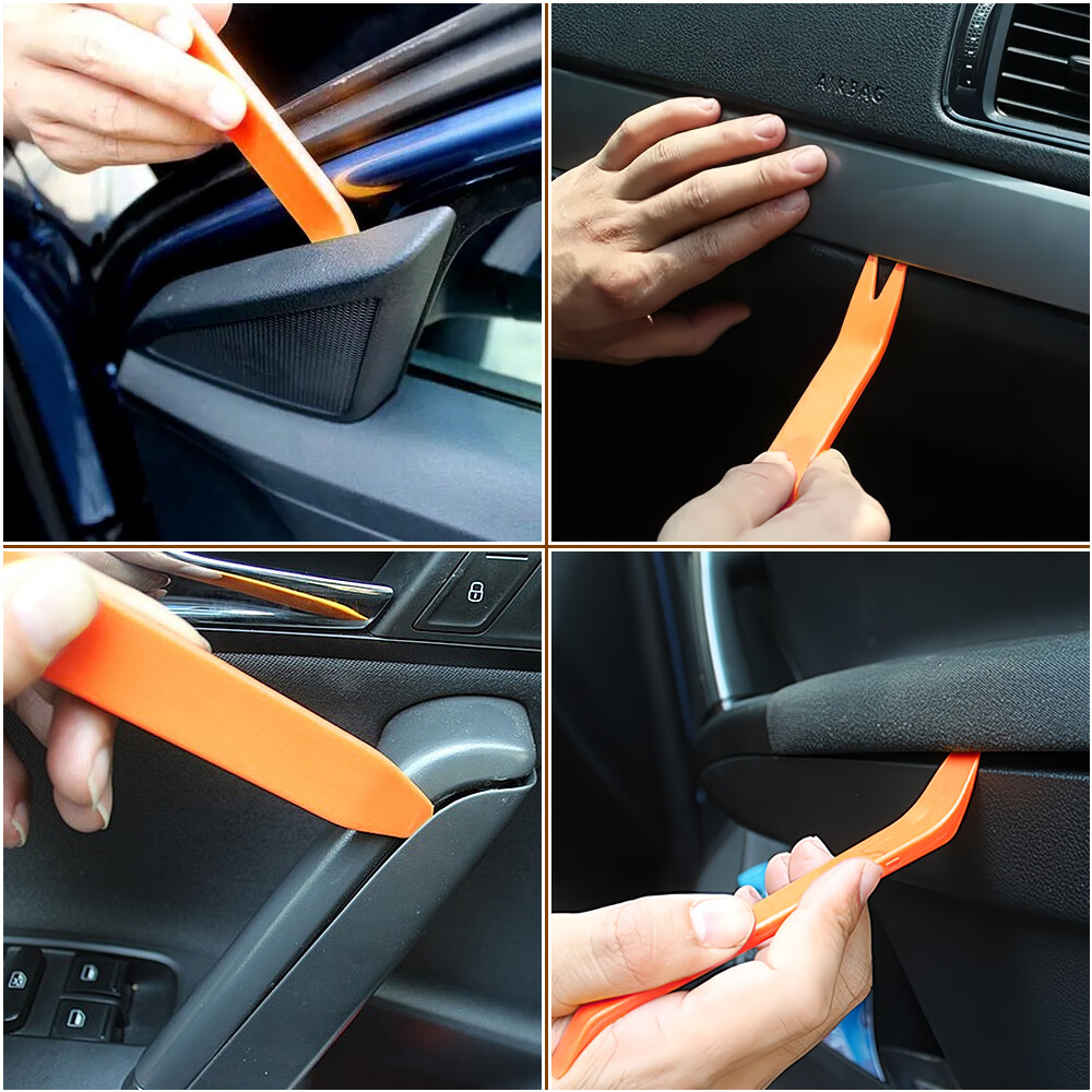 4PCS Car Trim Removal Tool Panel Door Dashboard Fastener Remover Pry Set US