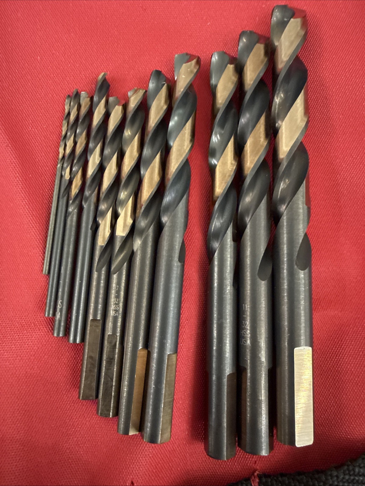 Snap On DBTR11 11-Piece High Speed Mechanics Length Drill Bits Open Box